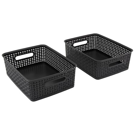 Advantus Polypropylene, Black, 2 PK 40327